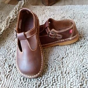 Duckfeet Lolland, w/signature T-strap Mary Jane EU 39, Cocoa,Brown